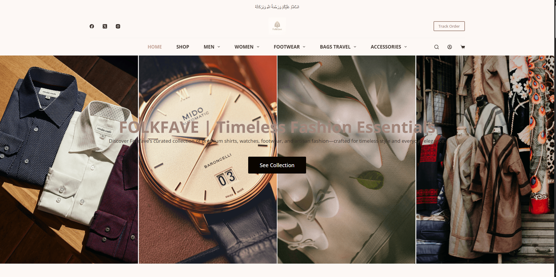 Folkfave website project